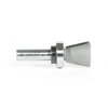 Picture of 57142 Carbide Tipped Solid Surface Top Mount Bowl 14 Deg Angle x 1-1/8 Inch Dia x 1 x 1/2 Shank Router Bit